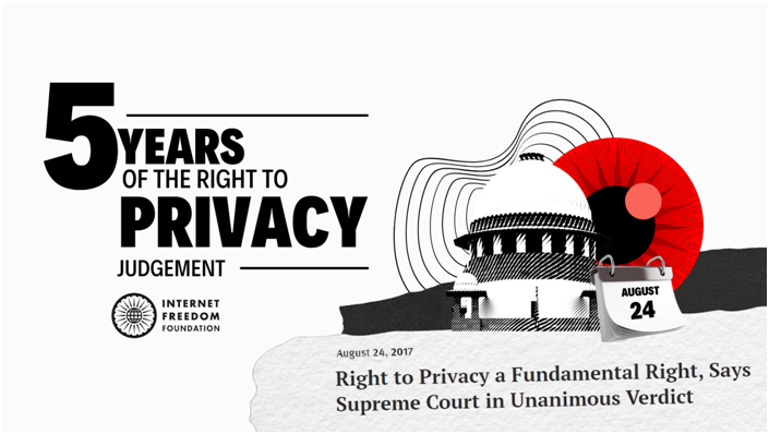Five years of &lsquo;Right to Privacy&rsquo; (GS Paper 2, Polity and Governance