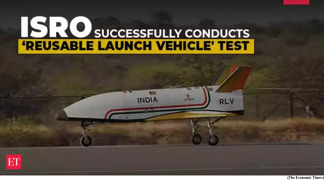 ISRO&rsquo;s Reusable Launch Vehicle landing test successful (GS Paper 3, Science and Tech)